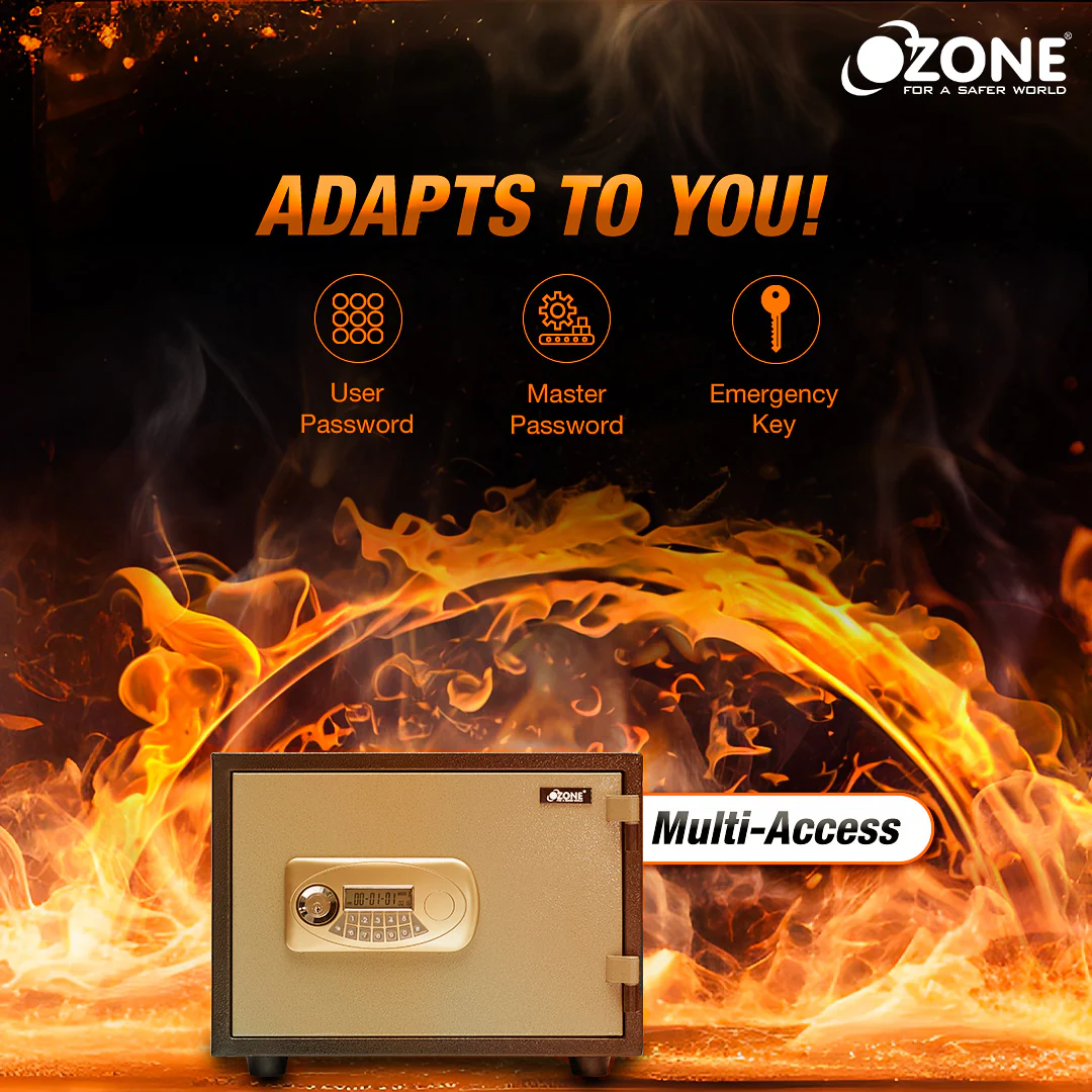Ozone Fire Warrior- 11 | Fire-resistant Safe | 19 Litres - Image 2