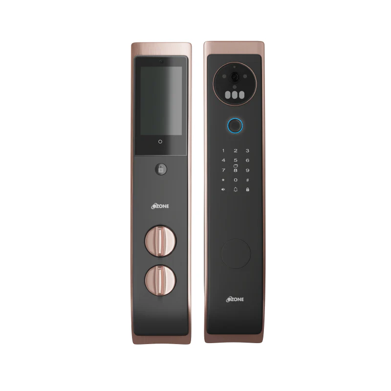 Ozone 3D Facial and Palm Recognition Smart Door Lock with 6-way access | Door Thickness: 45-120 mm
