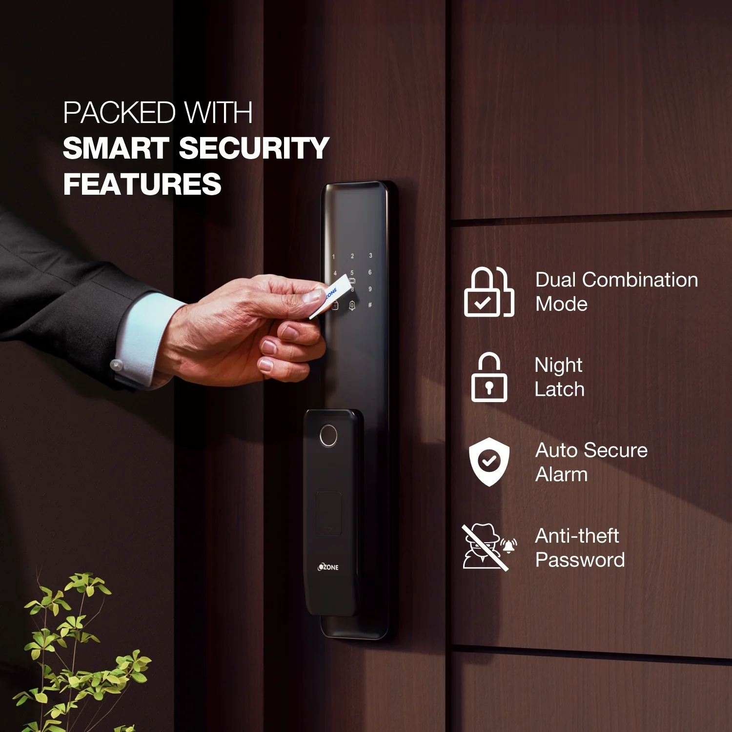 Ozone Morphy NXT Plus Wi-Fi Smart Door Lock with 4-way access | Door Thickness: 35-80 mm - Image 6