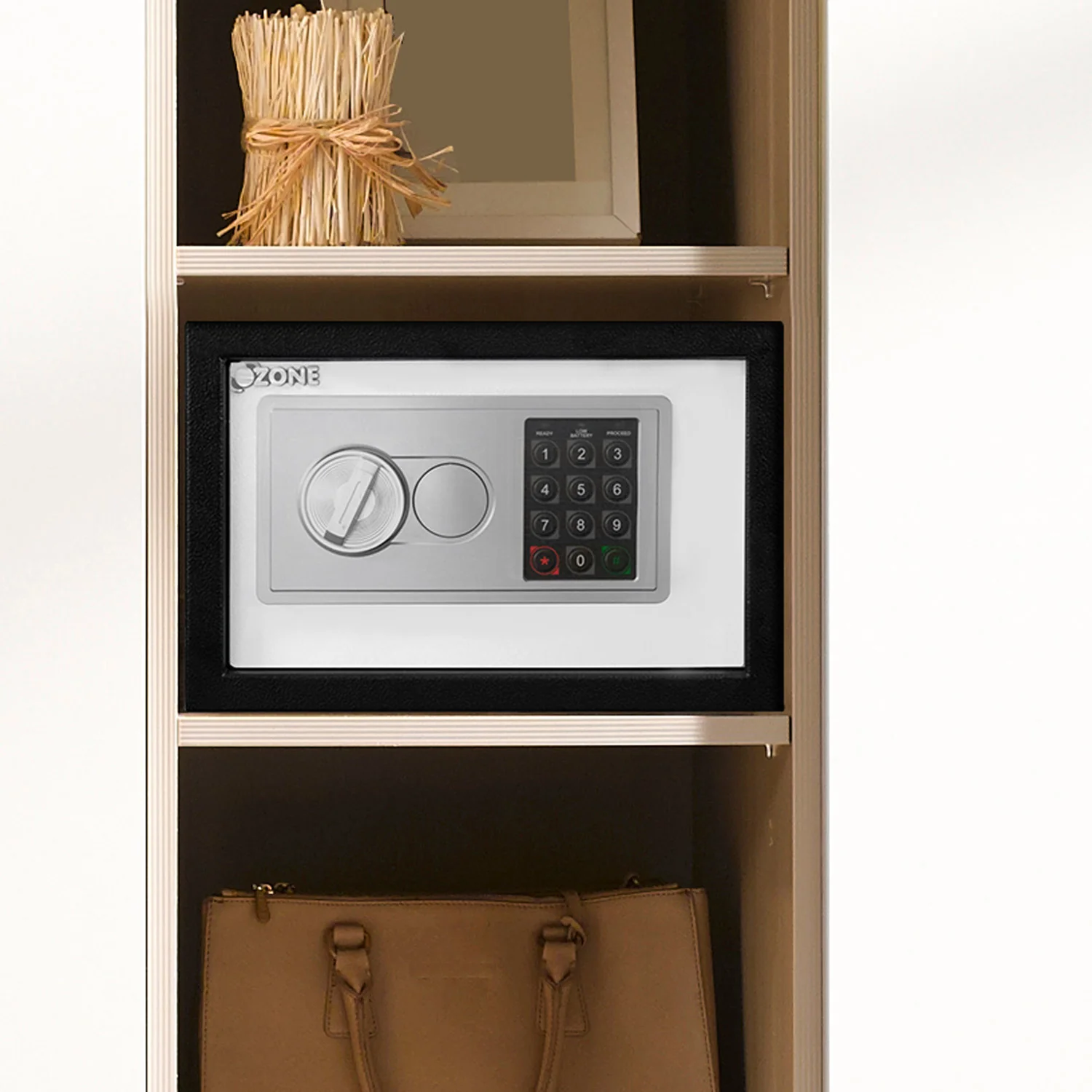 Ozone 7.9 Litres Digital Safe Locker for Home & Office – Digital Lock, 1-Way Unlocking (Password), Size: 200H x 300W x 200D mm, Weight: 5.15kg, 2-Year Warranty - Image 12