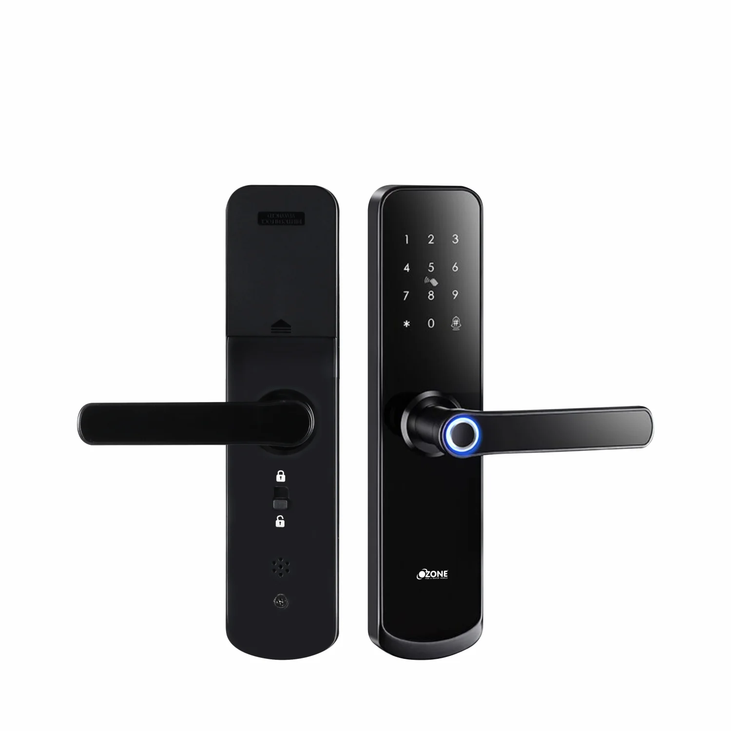 Ozone Morphy Eco Bluetooth Smart Door Lock with 4-way access | Door Thickness: 35-80 mm