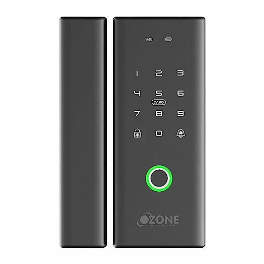 Ozone Wi-Fi Smart Door Lock for Wooden Swing and Sliding Doors with 3-way access | Door Thickness: 35-60 mm