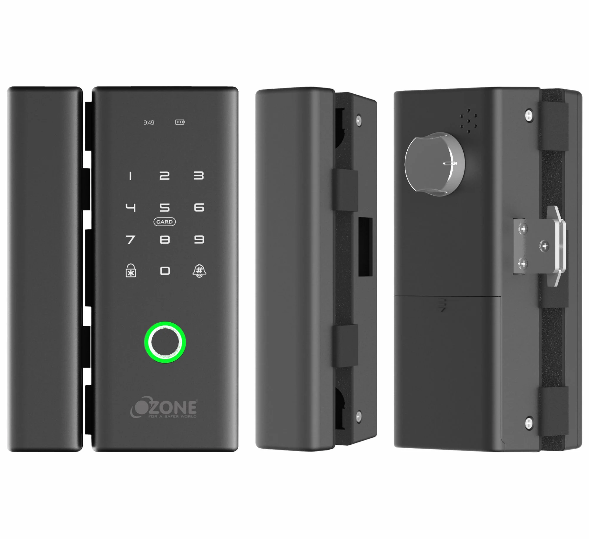 Ozone Wi-Fi Smart Door Lock for Wooden Swing and Sliding Doors with 3-way access | Door Thickness: 35-60 mm - Image 3