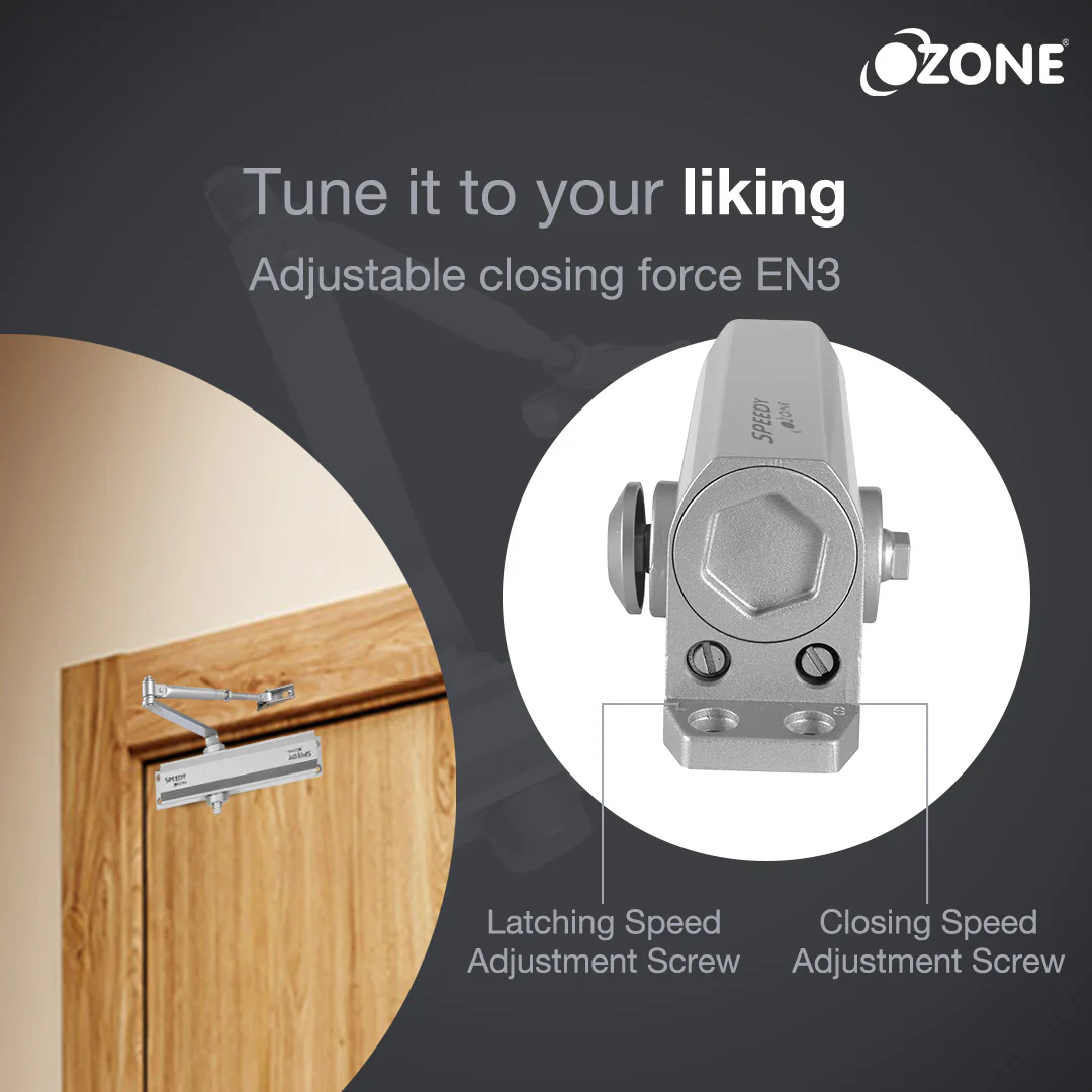 Ozone Rack and Pinion Overhead Door Closer | Closing Force EN 1-3 | Weight Capacity: Up to 60 kg - Image 2