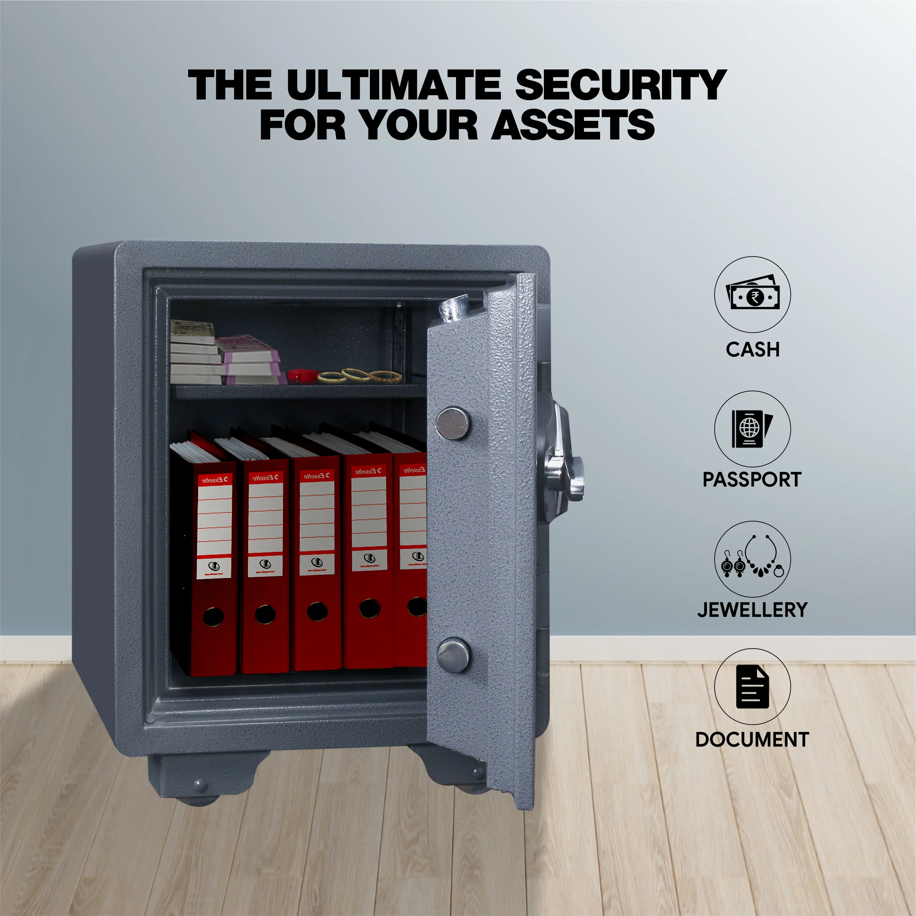 Ozone Fire Warrior- 66 | Fire-resistant Safe | 39 Litres - Image 6