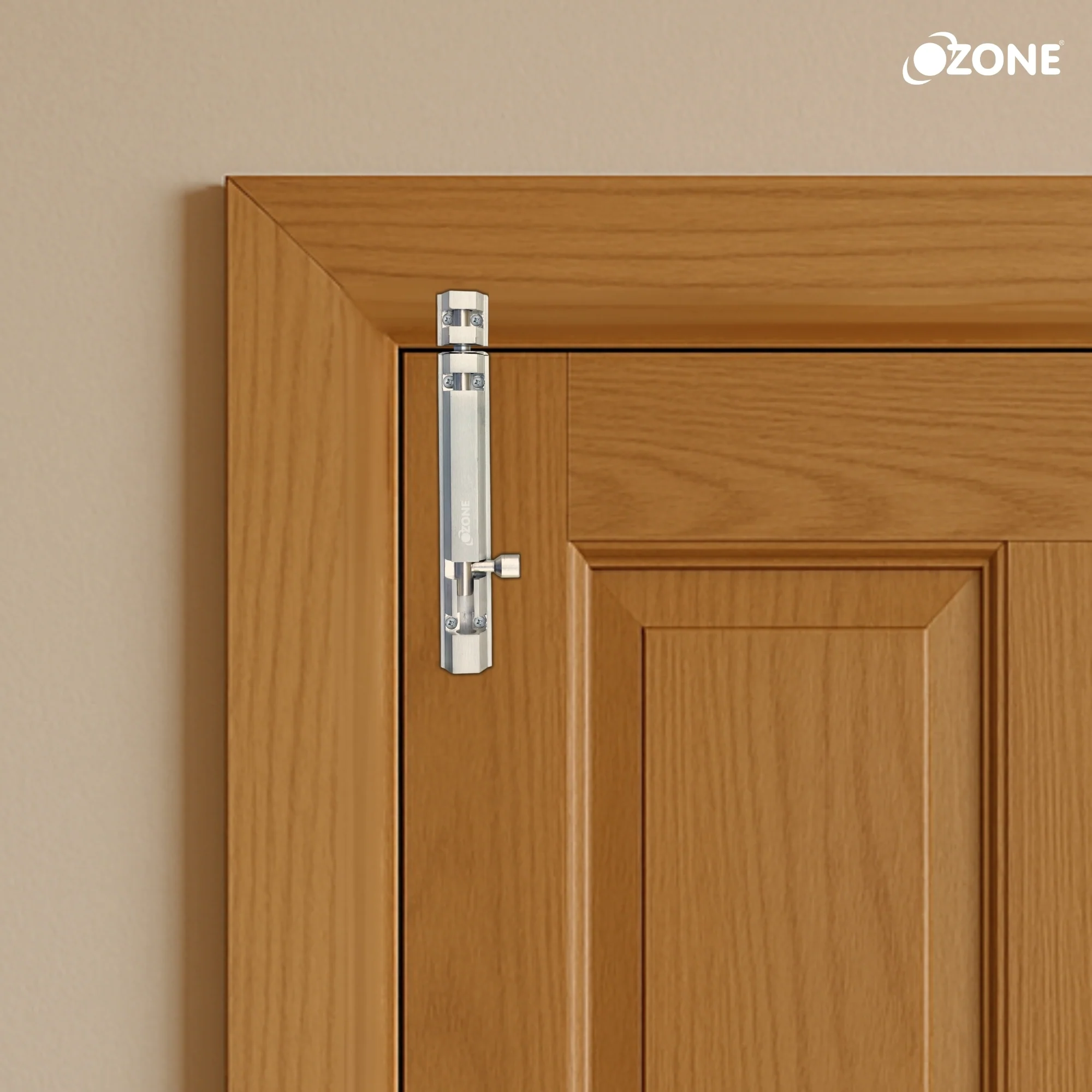 Ozone Aluminium TowerBolt - 6 | Durable & Corrosion-Resistant for Interior Wooden Doors - Image 2