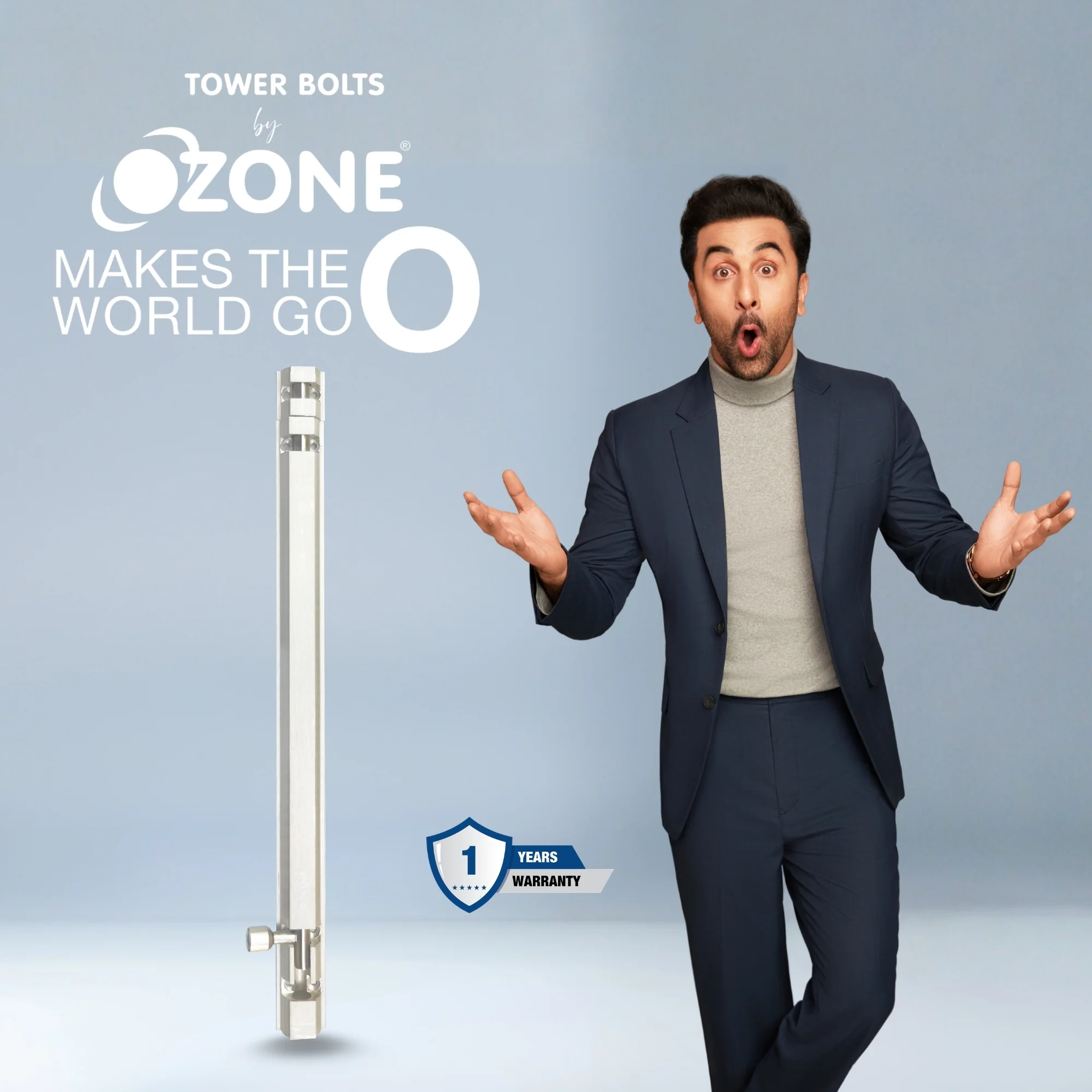 Ozone Aluminium TowerBolt - 12| Strong, Silent & Stylish Locking Solution - Image 7
